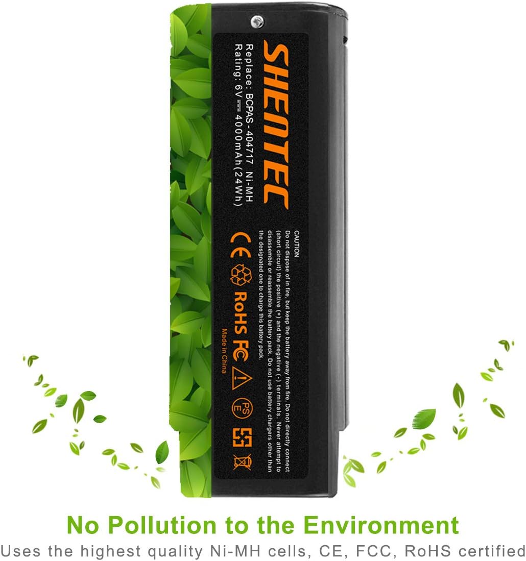 SHENTEC 4000mAh 6V Battery Compatible with Paslode