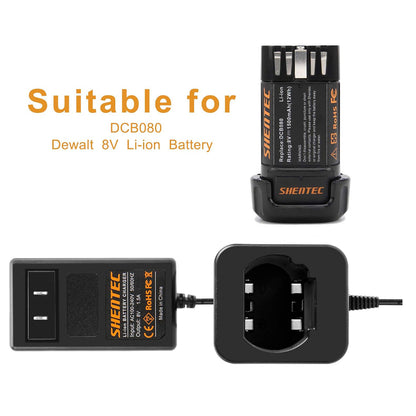 SHENTEC 8V Li-Ion Charger Compatible with DEWALT