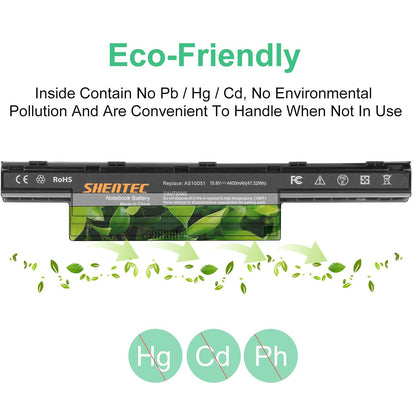 SHENTEC AS10D31 AS10D51 AS10D81 AS10D75 Battery for Acer Aspire