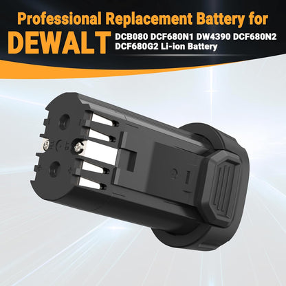 SHENTEC 2000mAh 8-Volt Replacement Battery Compatible with DEWALT