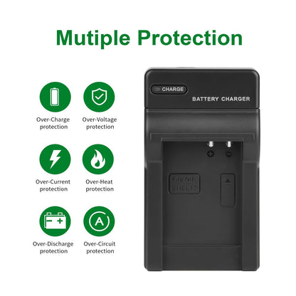 SHENTEC Li-ion EN-EL12 EL12 Battery Charger for Nikon Coolpix