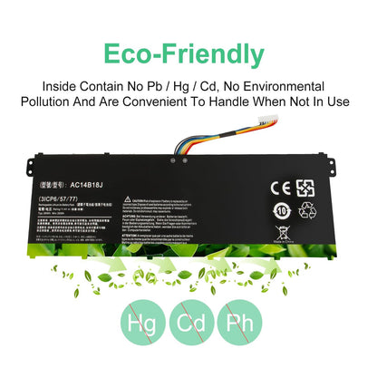SHENTEC AC14B18J AC14B8K AC14B3K Battery for Acer Aspire