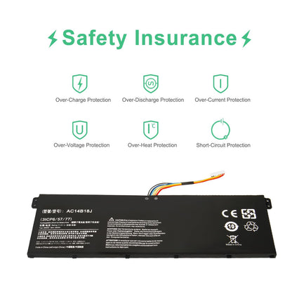 SHENTEC AC14B18J AC14B8K AC14B3K Battery for Acer Aspire